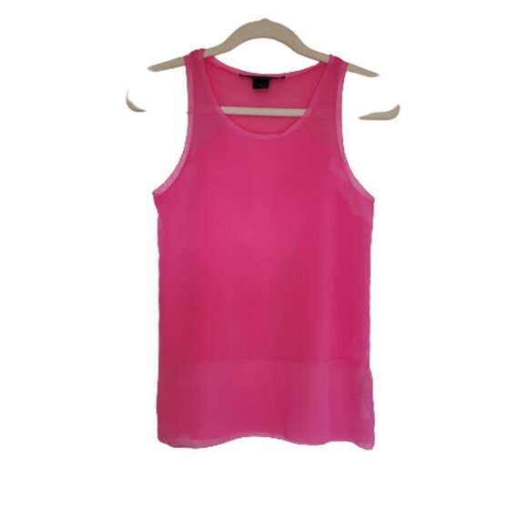 French Connection Mixed Media Tank Top XS - Picture 1 of 4